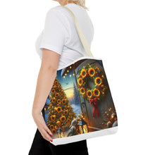 Load image into Gallery viewer, Sunflower Christmas Tote
