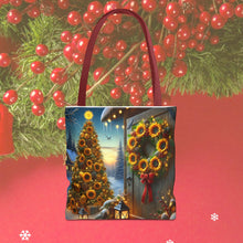 Load image into Gallery viewer, Sunflower Christmas Tote
