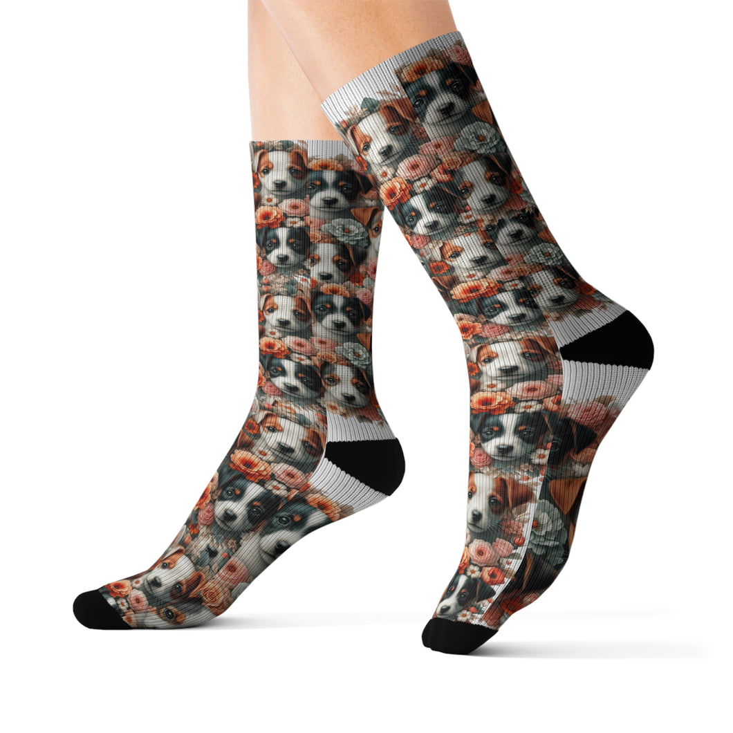 Flower Jack Sublimation Socks