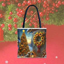 Load image into Gallery viewer, Sunflower Christmas Tote
