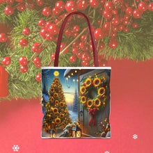 Load image into Gallery viewer, Sunflower Christmas Tote
