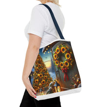 Load image into Gallery viewer, Sunflower Christmas Tote
