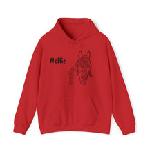 Load image into Gallery viewer, Personalized with your pet’s sketch and name -Unisex Heavy Blend™ Hooded Sweatshirt
