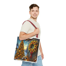 Load image into Gallery viewer, Sunflower Christmas Tote
