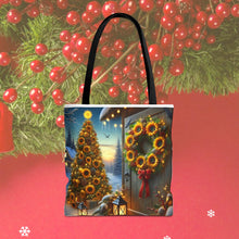 Load image into Gallery viewer, Sunflower Christmas Tote
