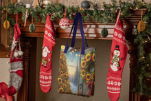 Load image into Gallery viewer, Sunflower Christmas Tote
