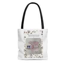 Load image into Gallery viewer, Bear /Romans 5:8/gift/beach/summerAOP Tote Bag
