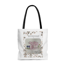 Load image into Gallery viewer, Bear /Romans 5:8/gift/beach/summerAOP Tote Bag
