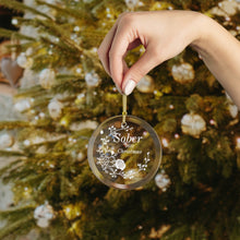 Load image into Gallery viewer, Sober ChristmasGlass Ornament
