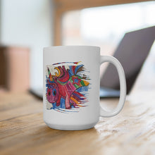 Load image into Gallery viewer, Unicorn- Be joyful Always- 1 Thessalonians 5:16 11 oz or 15 oz White Ceramic Coffee Mug
