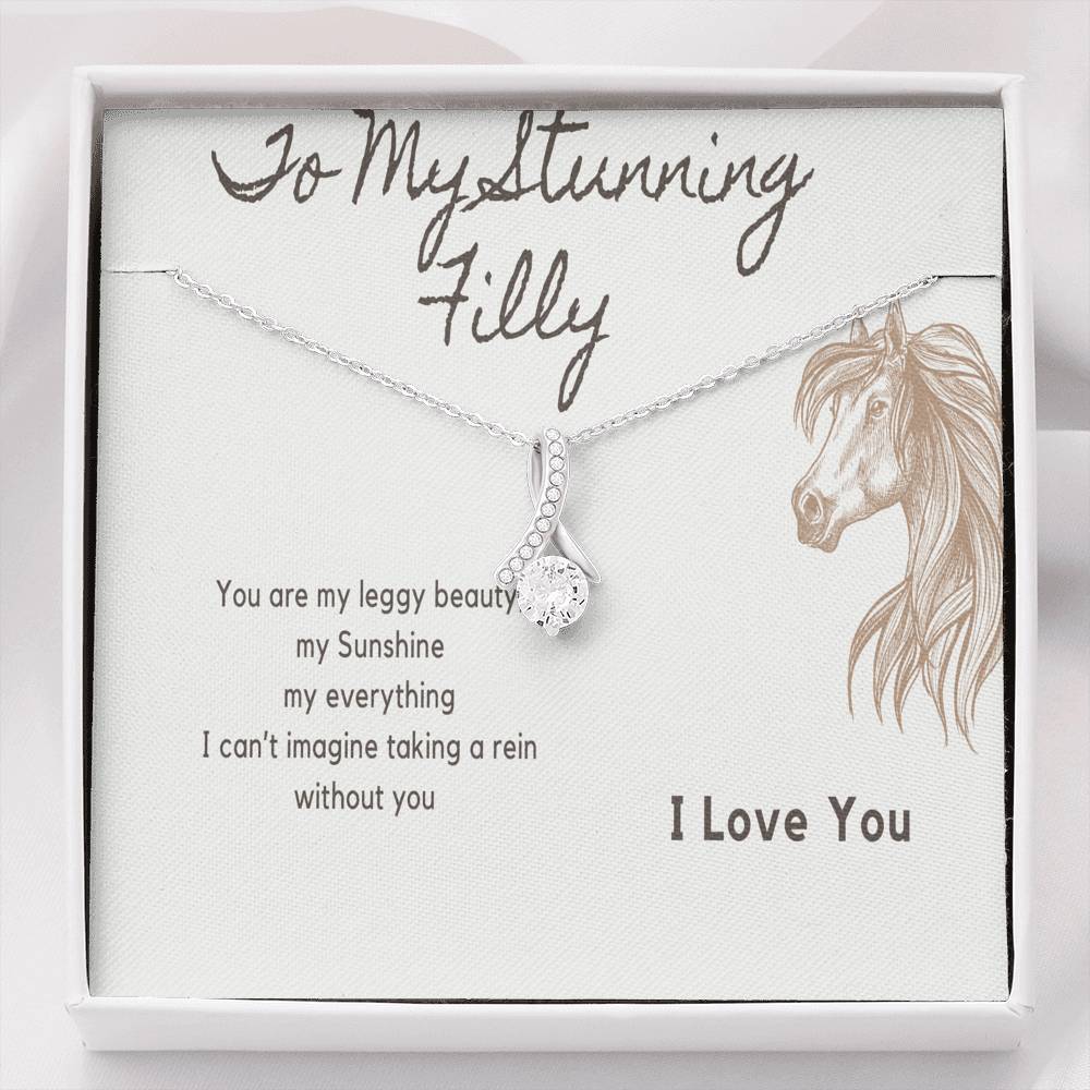To My Stunning Filly Alluring Beauty Necklace❤️