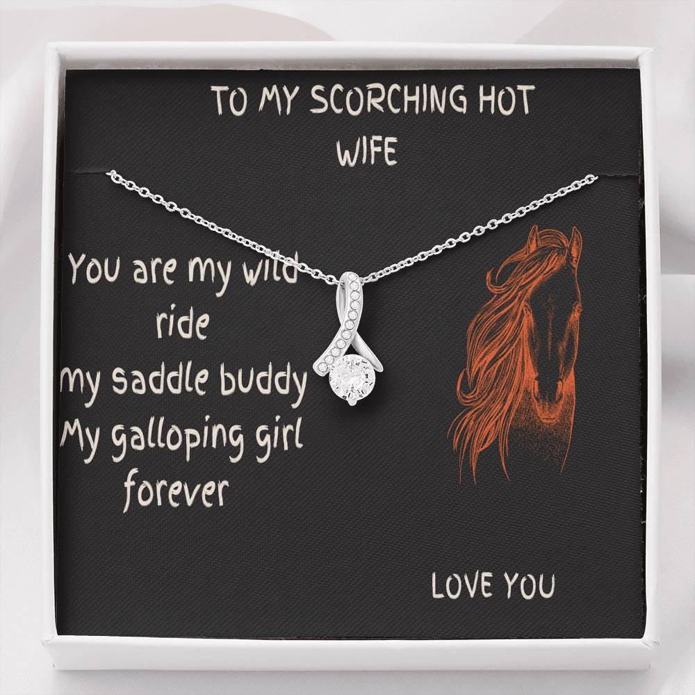 Cubic Zirconia Necklace Scorching HOT Wife