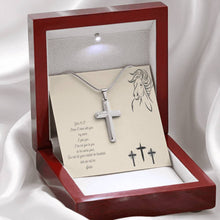 Load image into Gallery viewer, John 14:27  My Peace Cross Necklace❤️
