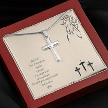 Load image into Gallery viewer, John 14:27  My Peace Cross Necklace❤️
